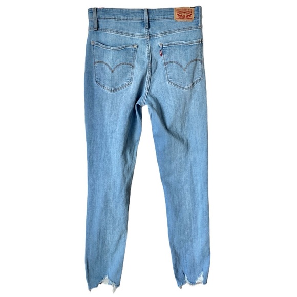 LEVI’S |  Women's 721 High Rise Skinny Light Blue Denim Jeans Size 29 - Picture 4 of 9